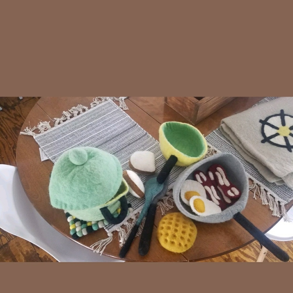 Land of Nod Felted Pots and Pans